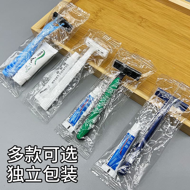 Disposable bathroom razor for men, hotel set, manual, individually packaged for women, full-body razor