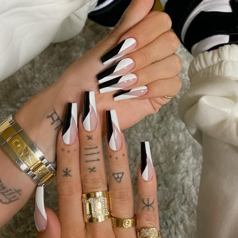 press on nails foreign trade spot wholesale hot girls nightclub fake nails African export wear nails A135