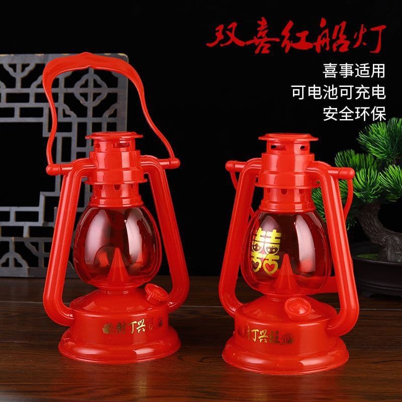 Dragon and Phoenix lantern Descendants table lamp into the house horse lantern LED wedding wedding lantern wedding supplies Baizi lantern large household Chinese style