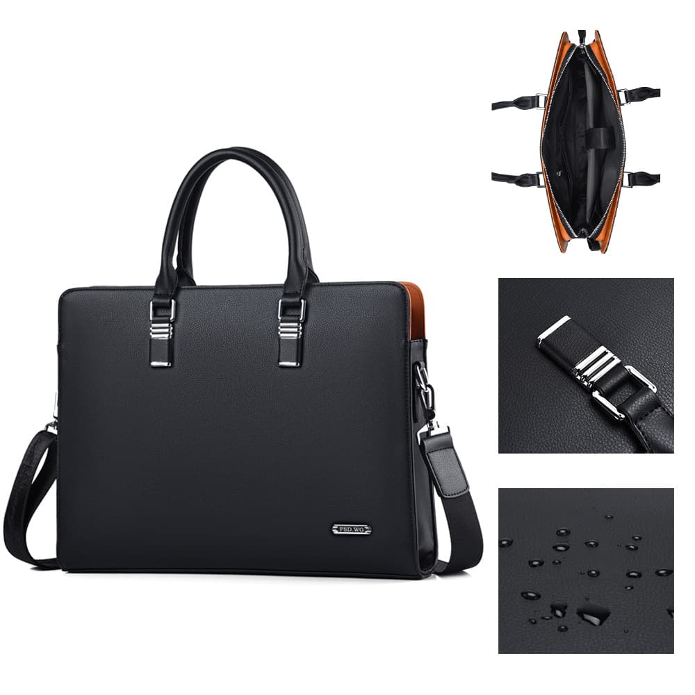 Men's Premium Briefcase Business Bag Casual Large Capacity Laptop Computer Bag for Foreign Trade