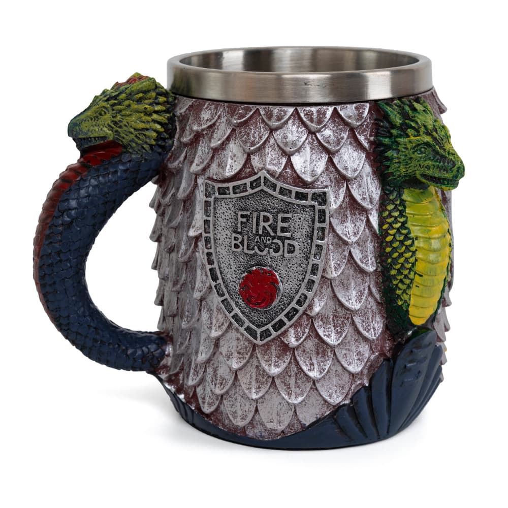 Cross-border Game of Thrones Mark Beer Mug Stainless Steel Mug Skull Resin Crafts Halloween