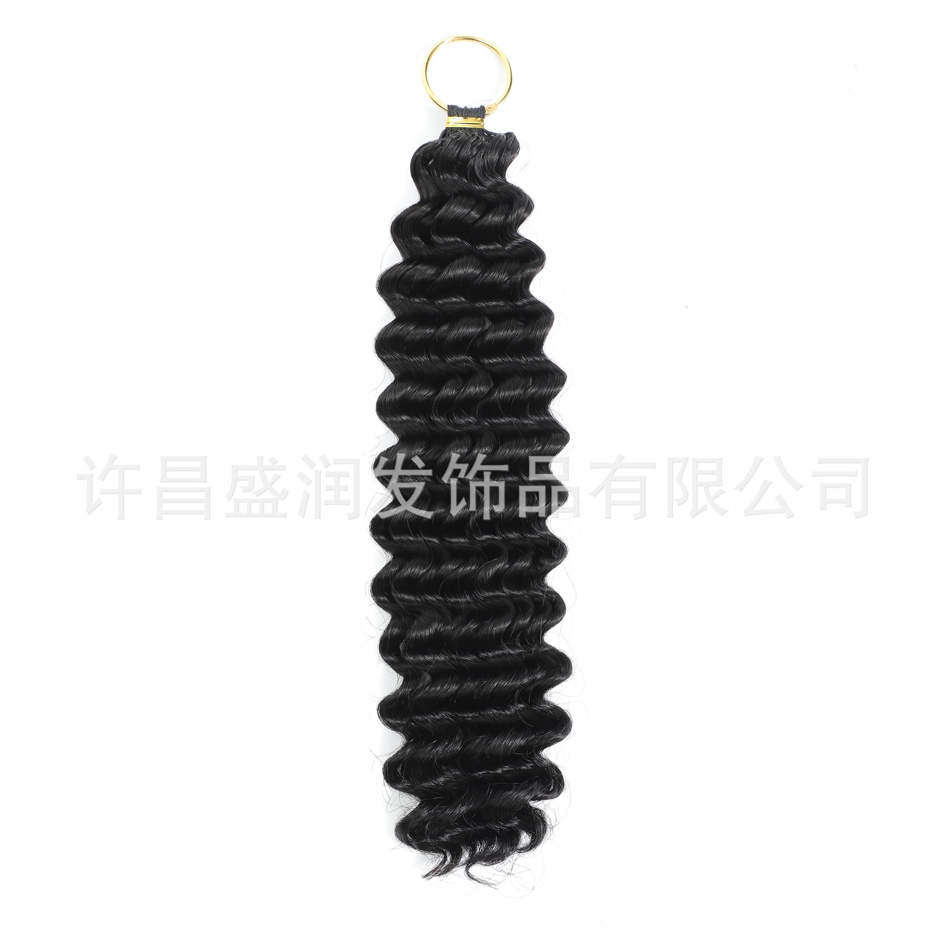European and American export crochet hair real human hair hook needle wig feather extension human hair Deep