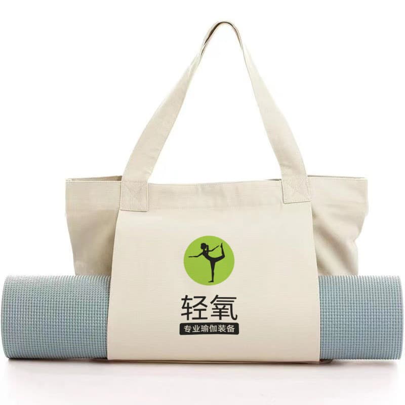 Yoga special canvas storage bag portable multi-functional yoga bag canvas bag handbag custom logo yoga bag