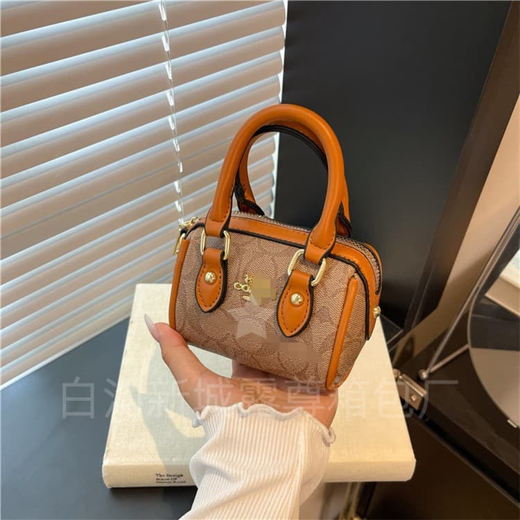 Cross-Border C Brand New Kojia Boston Bag Mini Luxury Handbag Small Tote Bag Vintage Designer Pillow Bag for Women