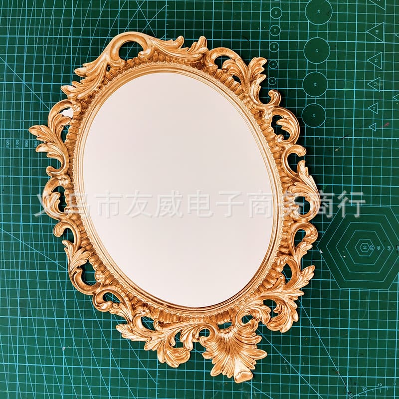 3D Creative [Thick Cardstock] Vintage Photo Frame Paper Oval Square Children's Art Handmade Thick Cardstock