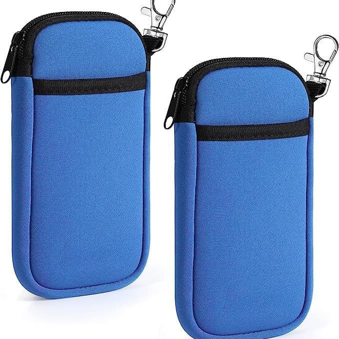 Cross-border Hot-selling Neoprene Zippered Phone Case, Glasses Pouch, Portable Handheld Phone Storage Bag