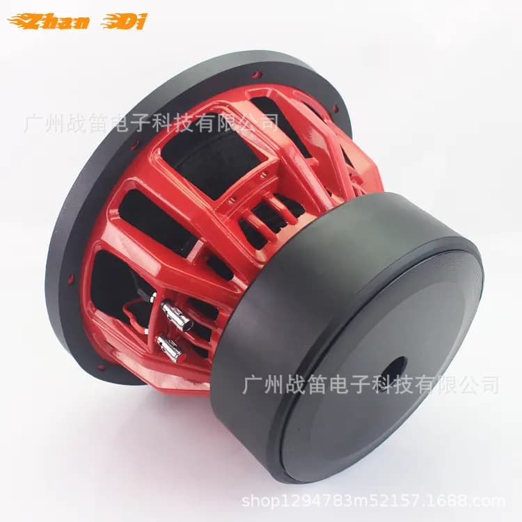 Car Subwoofer 12-inch Subwoofer Maximum Power 6000 Watts Dual Voice Coil 3-Magnetic Heavy Aluminum