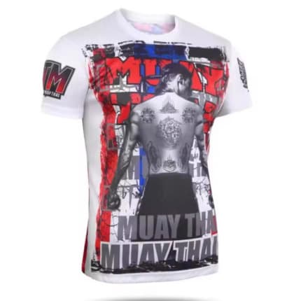 3D Muay Thai Print Men's T-Shirt Cool Sports Fashion Streetwear Shorts Summer Men's Short Sleeves