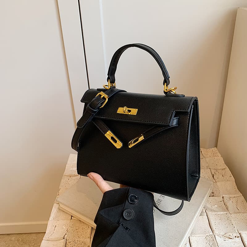 2025 New Fashion Single Shoulder Bag Premium Handbag Niche Light Luxury Contrast Color Tote Bag