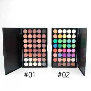 New 40-Color Shimmer Earth Tone Eyeshadow Palette, Pearl Eyeshadow Makeup Palette