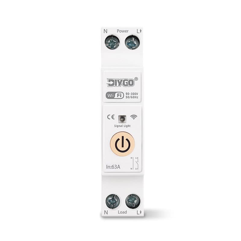 Tuya Tuya APP remote control time switch 1P+N WIFI circuit breaker 40A circuit breaker