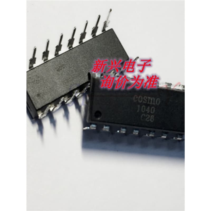 Brand new KP1040 COSMO optocoupler with marking 1040, through-hole DIP-16 photoelectric coupling isolator