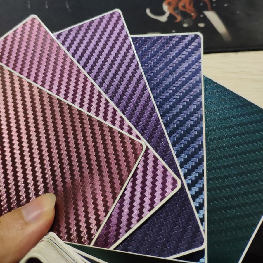 Chameleon Carbon Fiber Wrap, Chameleon Car Color Change Film, Interior and Exterior Car Modification Chameleon Carbon Fiber Film