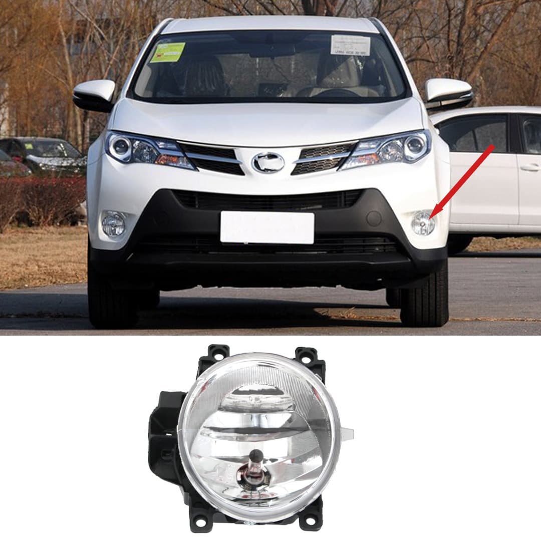 Compatible with 2014-2015 Toyota RAV4 Fog Light Front Fog Light 81220-0R010 81210-0R010