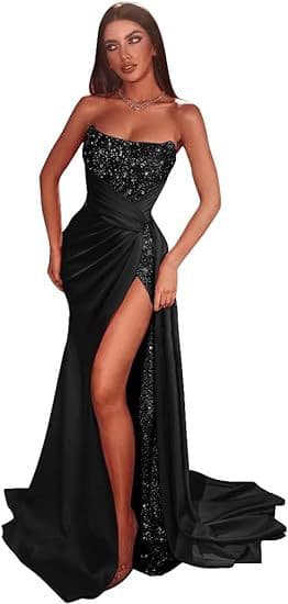 AliExpress Foreign Trade European and American Dresses Mermaid Wedding Dress Bridesmaid Dress 2026 Long Evening Gown Prom Dress Women Summer