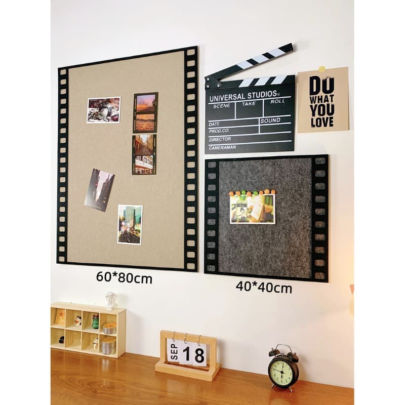 Photo Wall Combination Frame Felt Board Film Photo Wall No-drill Background Wall Living Room Bedroom Shop Decoration