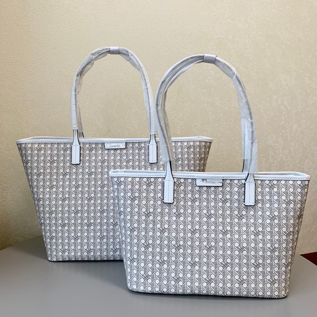 24TB Canvas Single Shoulder Handbag Printed Plaid Large Capacity Tote Shopping Bag Women's Bag Tote Bucket Bag