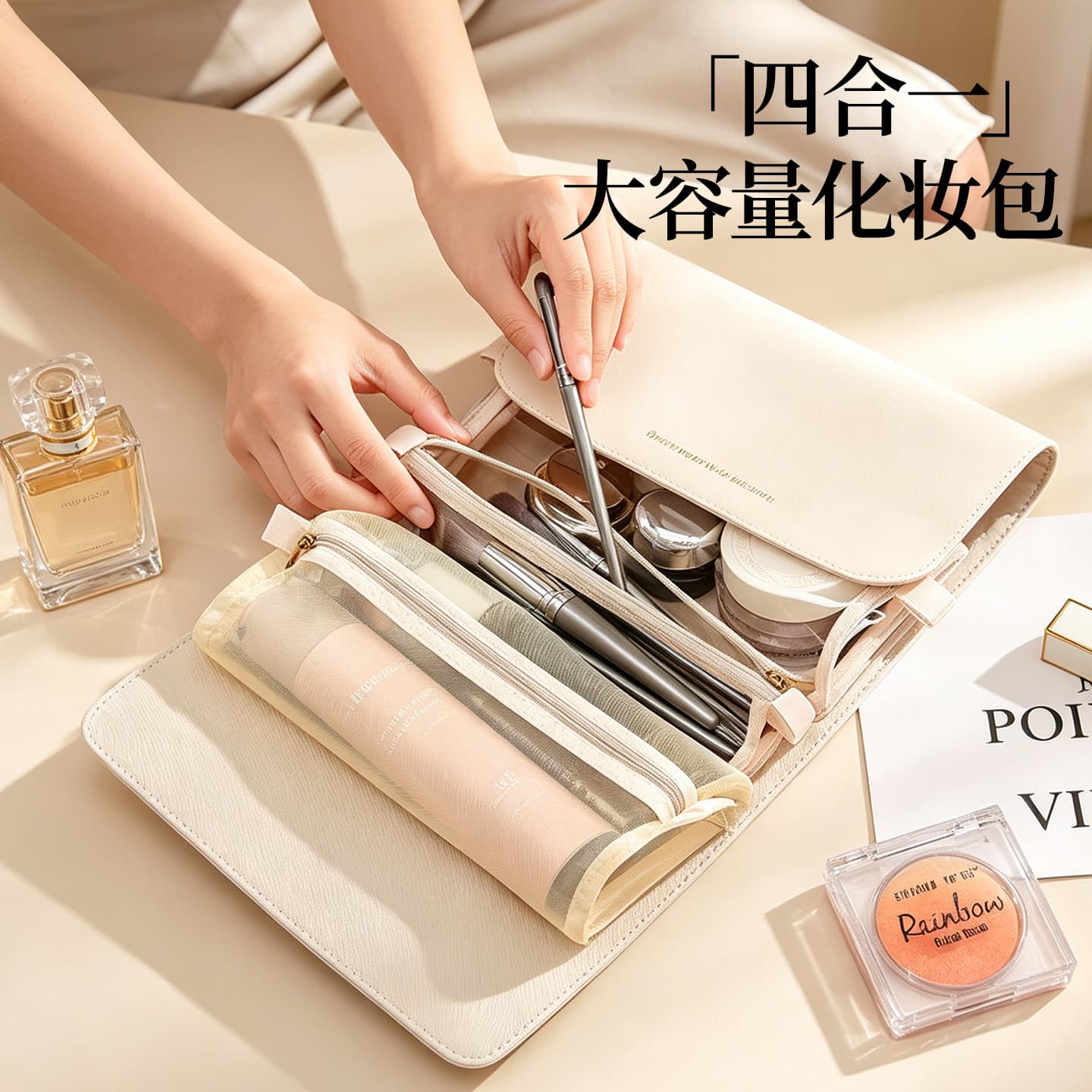 ins style ceramic jewelry plate ring earrings lipstick storage plate home decoration display stand cross-border tray ornaments