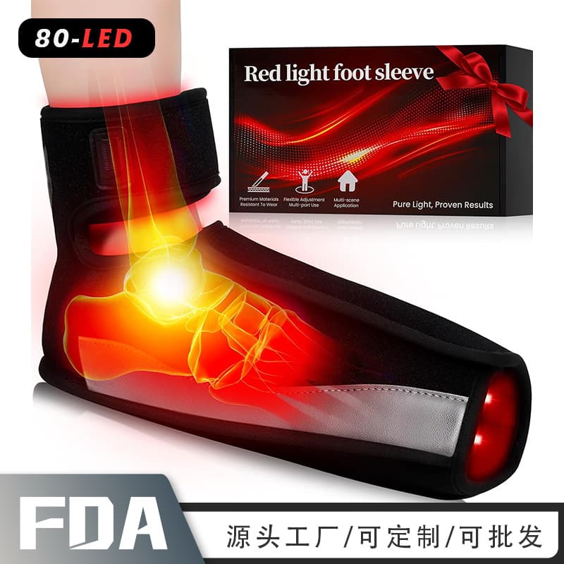 Amazon New Red Light Therapy Foot Care Near and Far Infrared Hot Compress Foot Ankle Joint Sole Therapy