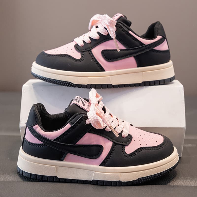 Girls Low-Top Board Shoes Soft Sole Children's Sports Shoes Spring Autumn New Boys Shoes Lightweight Versatile Girls Running Shoes