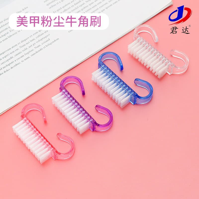 Nail Brush Small Nail Art Dust Brush Transparent Horn Brush Cleaning Brush Nail Brush