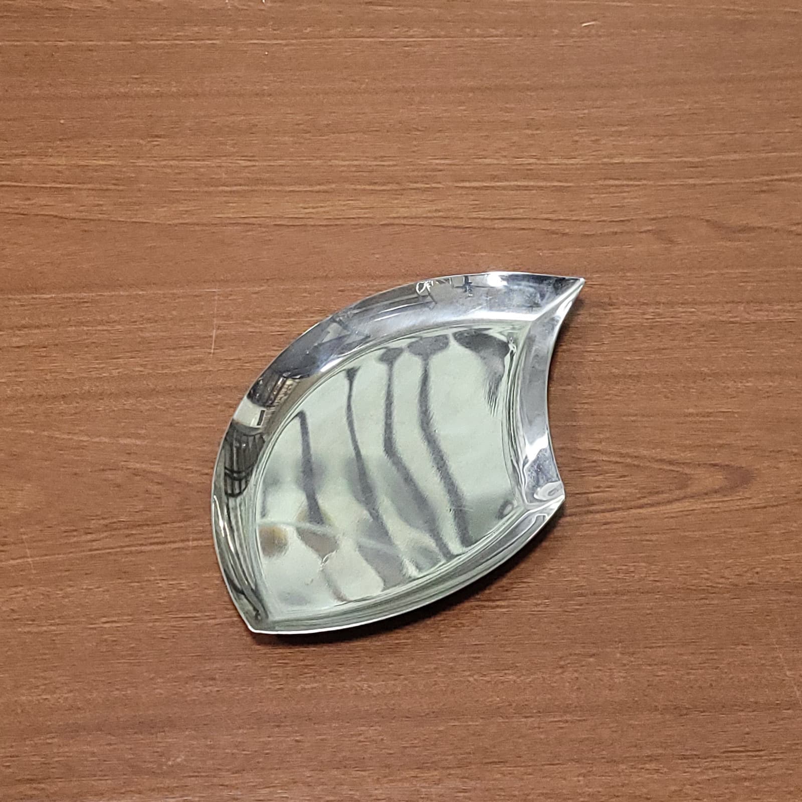 Stainless Steel Leaf Plate Snack Dish Tea Snack Plate French Fry Plate Irregular Creative Serving Plate Fruit Tray