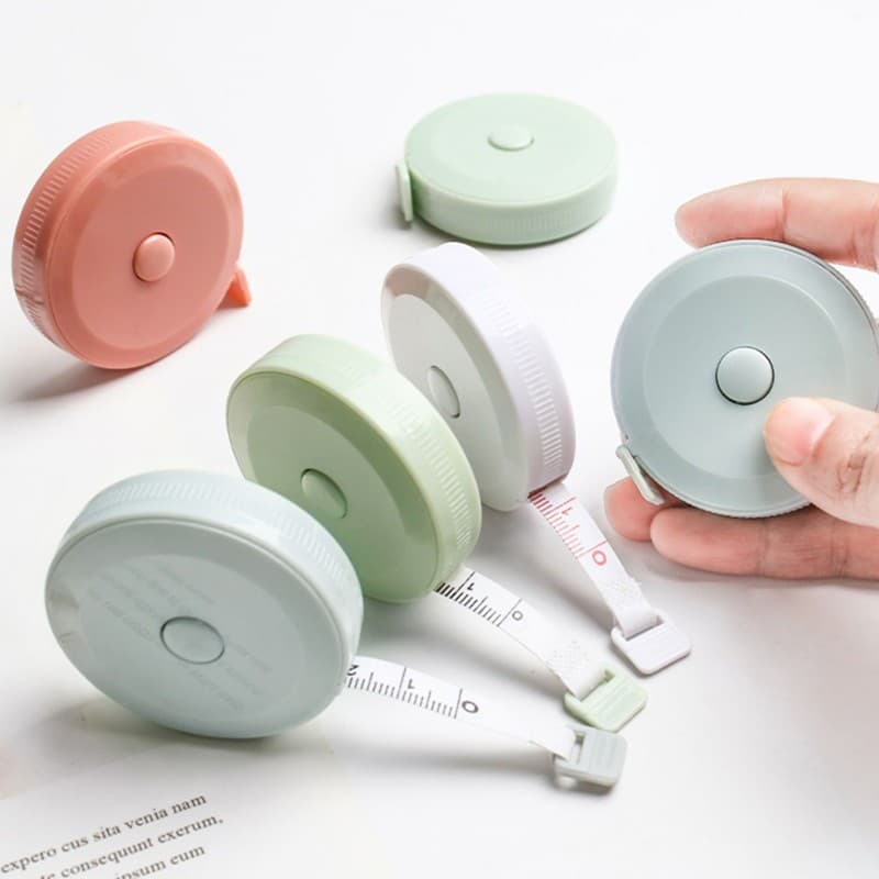 Nordic Style Portable Tape Measure Cute Mini Soft Tape for Home Use, Body Measurements, Clothing Waist, and Leather Tape Wholesale