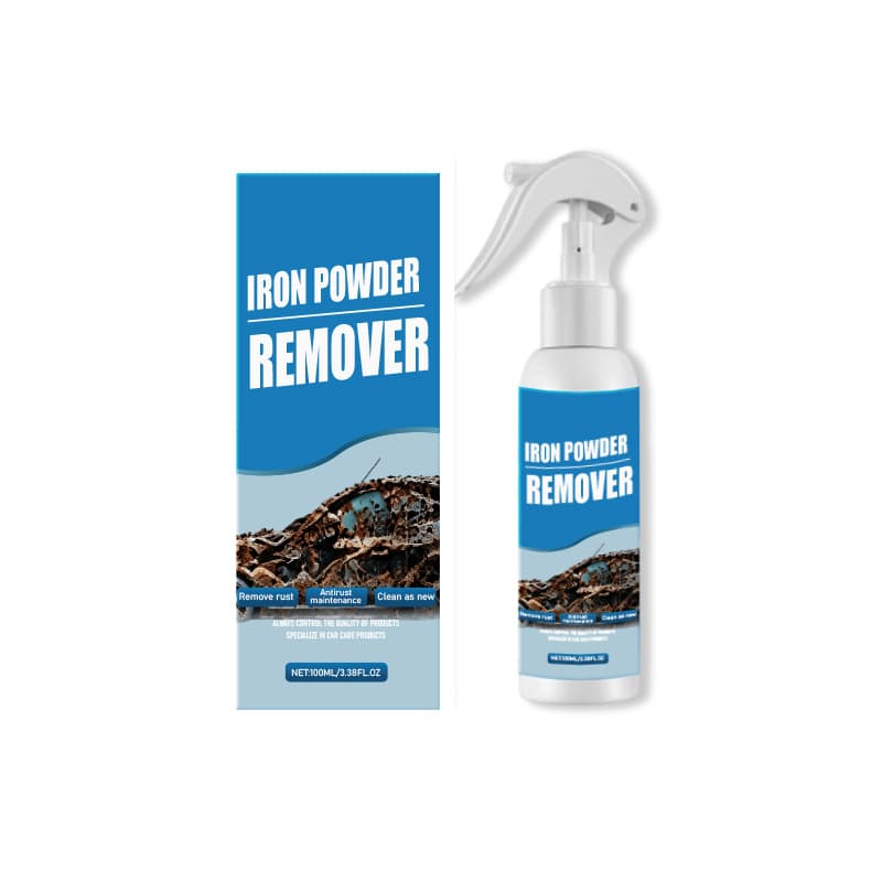 AUTOGO Car Iron Powder Rust Remover Spray - Gentle Formula for Removing Iron Dust and Rust Stains, Car Paint Care Agent