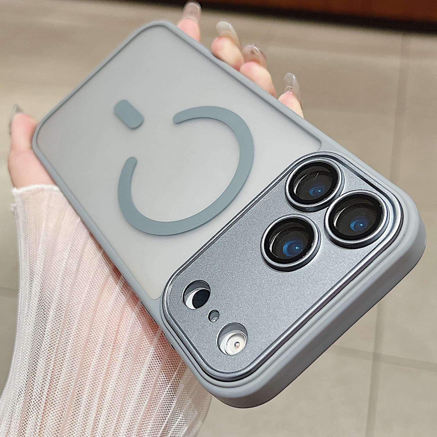 iPhone 17 Pro Max Yadun Skin-Feel Magnetic Phone Case Compatible with Apple 16 Full Lens Cover Protective Case 15