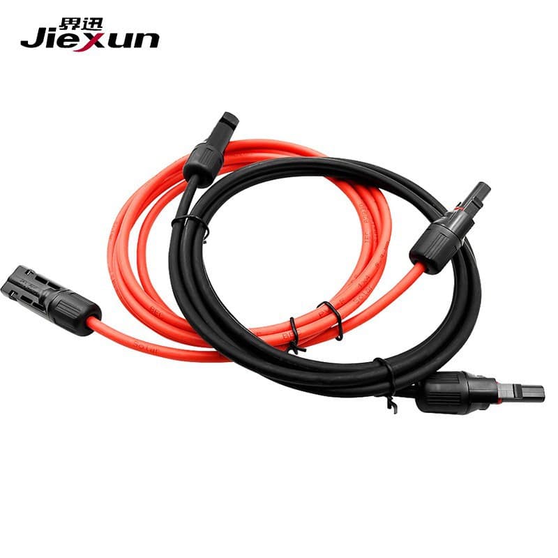 TUV Certified MC4 Photovoltaic Extension Cable, Solar Panel Connector H1Z2Z2-K PV Cable, Supplied for Amazon