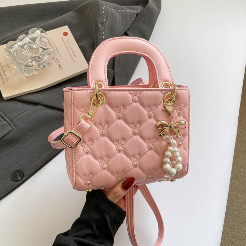 2026 Spring New Lady Dior Bag Women's Casual Handbag Niche Texture Fashion Versatile Shoulder Crossbody Bag