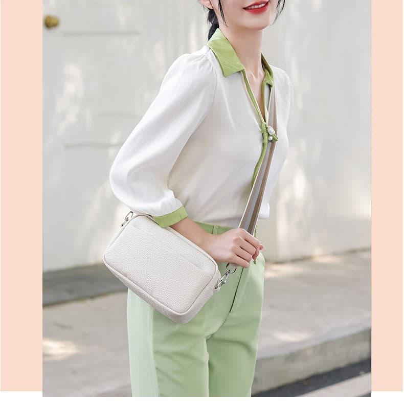 Fashion Women Large Capacity Shoulder Crossbody Bag Pebble Grain Solid Color PU Leather Crossbody Bag Underarm Bag Wholesale New