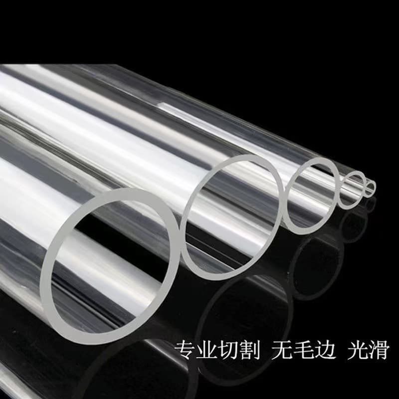 High transparent acrylic tube diameter 3-1500mm plexiglass round tube hollow tube bottom sticker PMMA round tube colored