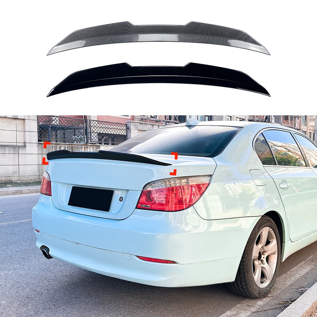 For BMW 5 Series E60 2004-2010 PSM Style Rear Spoiler Roof Spoiler Lip Exterior Cross-border Modification