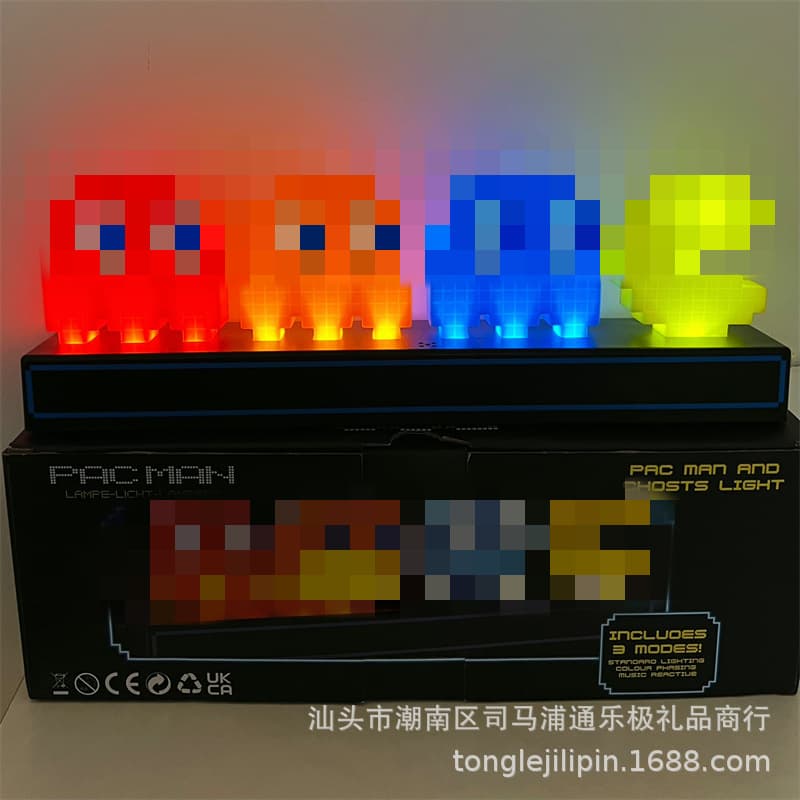 Pixel Sound-Activated Induction Music Night Light, Sound-Controlled Lamp for Bedroom, Pickup Light, Bedside Sound-Activated Induction Lamp