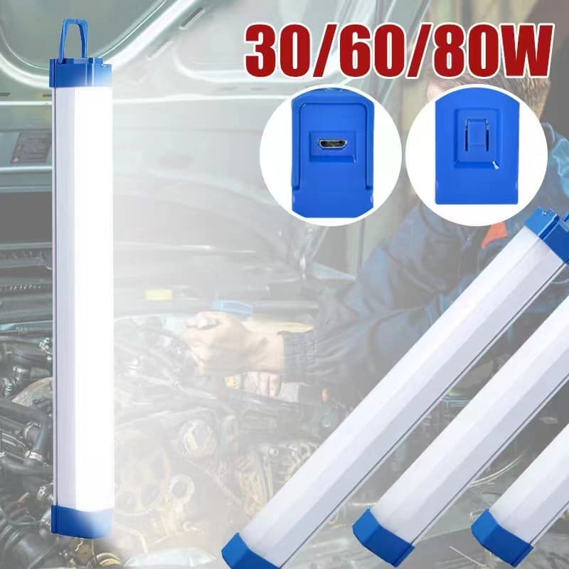 LED Charging Light Tube Magnetic Suspension USB Emergency Light Home Power Outage Night Market Stall Camping Lighting Emergency Lamp