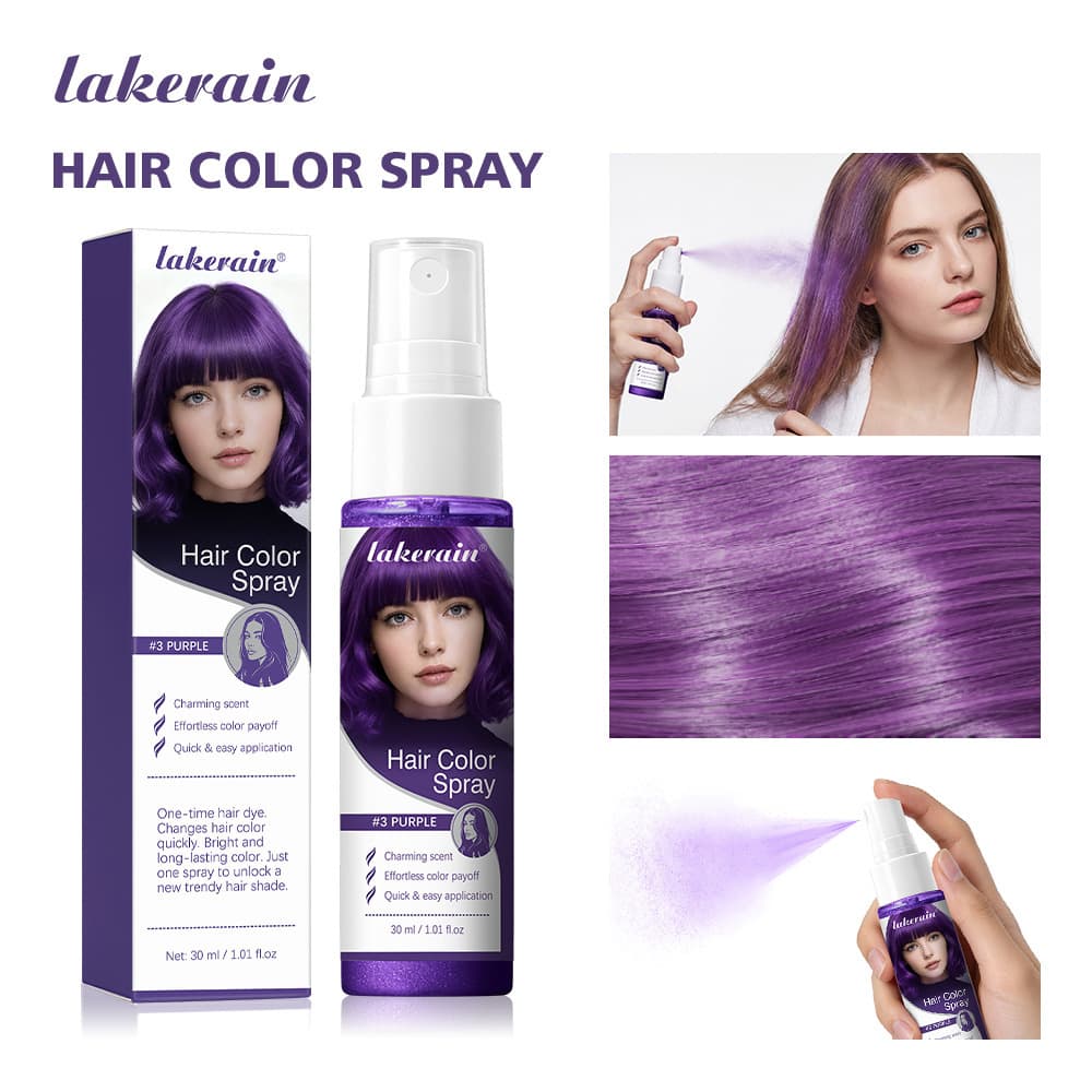 Cross-border Lakerain Hair Spray - Fashionable Party Color Hair Spray