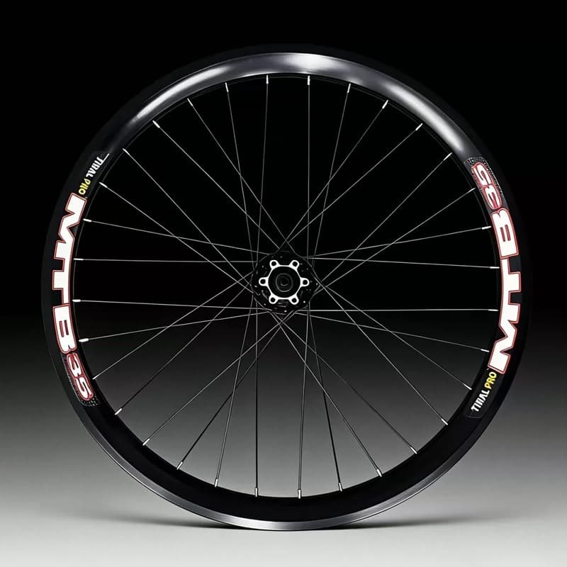 5-Bearing MTB35 Dirt Jump Bike Single-Speed Disc Brake Wheel Set with Bolt-On Locking 160-Tooth Ratchet, Mountain Bike 26/27.5 Inch