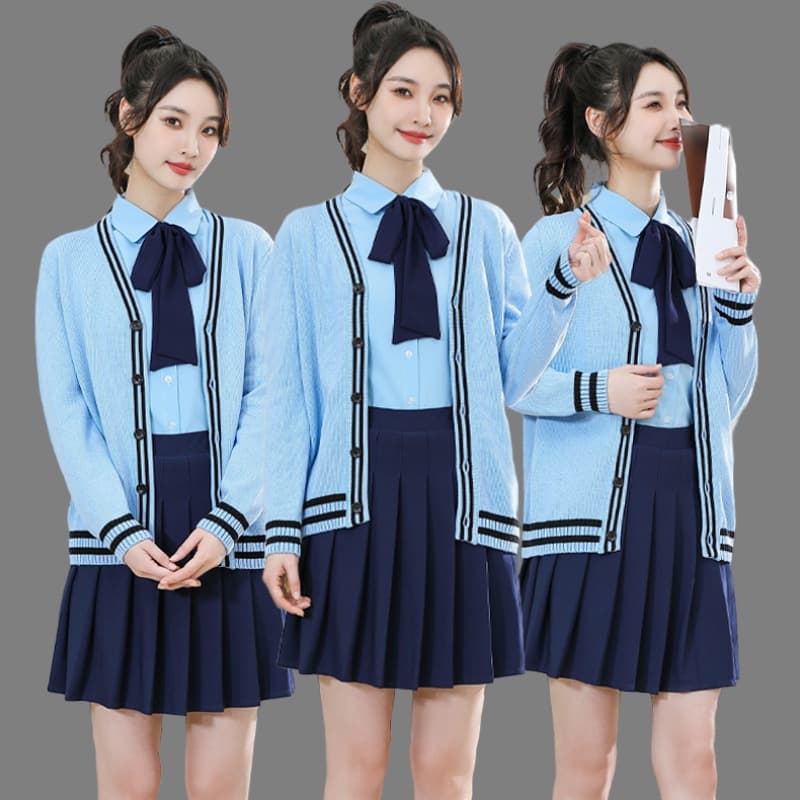 2023 New Spring Kindergarten Teacher Uniform Dress Set for Teachers and Principals