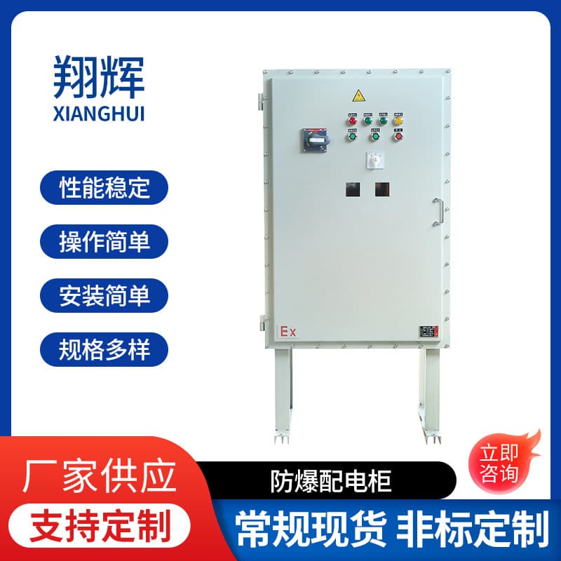 Switching power supply explosion-proof distribution box, outdoor stainless steel explosion-proof distribution cabinet, vertical explosion-proof lighting power control cabinet