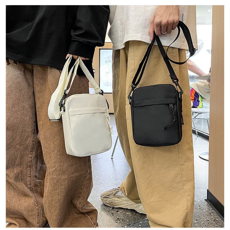 Cross-border manufacturer men's small crossbody bag, casual shoulder bag, sling bag, small backpack, phone bag