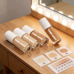 Cross-border no-logo full-coverage foundation, concealer, moisturizing hydrating primer, contour concealer, nourishing concealer