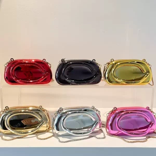European and American Cross-border Influencer Small Chain Coin Evening Bag Acrylic Bag Mini Lipstick Bag Handbag Crossbody Bag