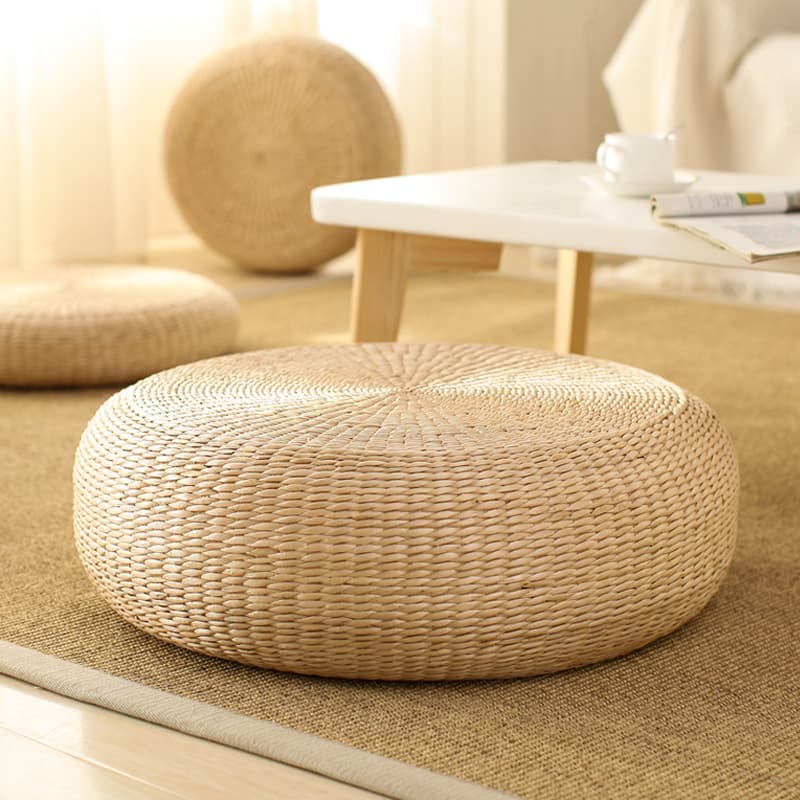 Customized tatami futon cushion meditation meditation mat floor meditation mat balcony rattan home mat straw mat