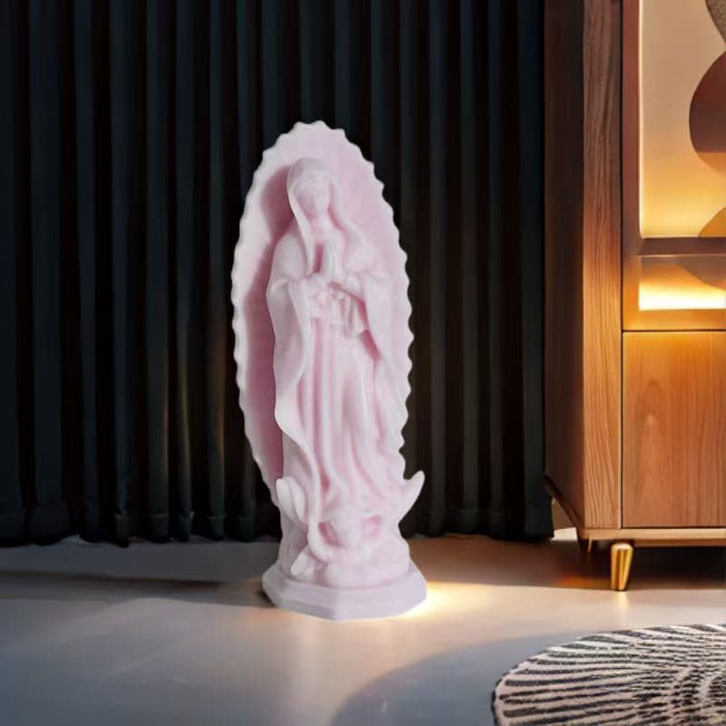 2-Piece European Style Figure Rose Scented Candle Silicone Mold DIY Aromatherapy Plaster Ornament Mold
