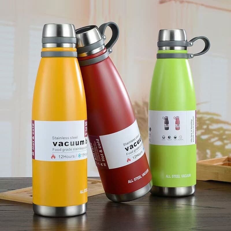 All-Steel Insulated Water Bottle Outdoor Sports Portable Large Capacity 316 Stainless Steel Water Cup Brazil Sports Water Bottle