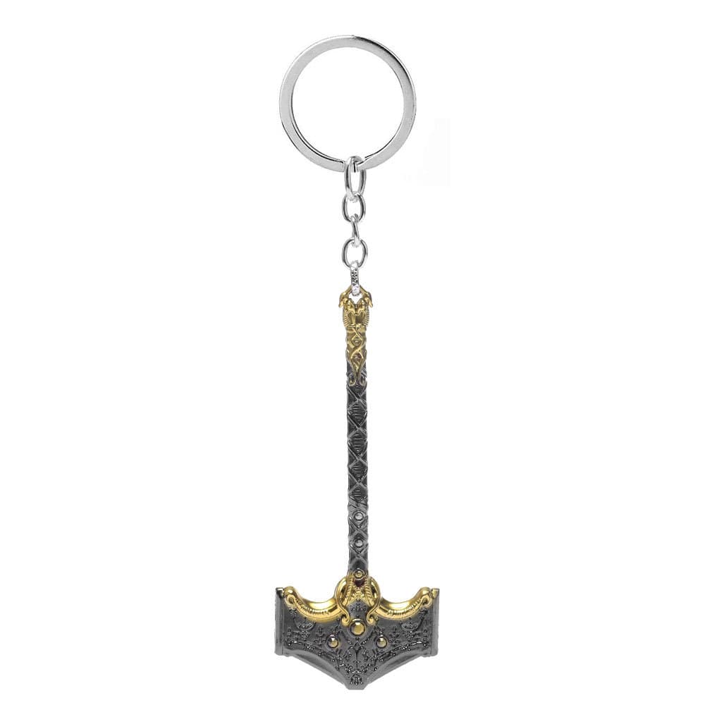 Anime God of War 5 Game Merch Keychain Chaos Blades COS Kratos Leviathan Axe Metal Pendant