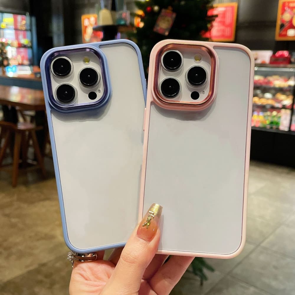 Clearance suitable for iPhone17 mobile phone case with metal lens Apple 16proMax gold shield case anti-fall 14 case