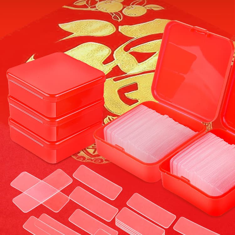 Special Double-Sided Stickers for Couplets and Spring Festival Decor, Home Double-Sided Tape, Transparent Non-Marking for Wedding Cars and Rooms, Universal Door Stickers