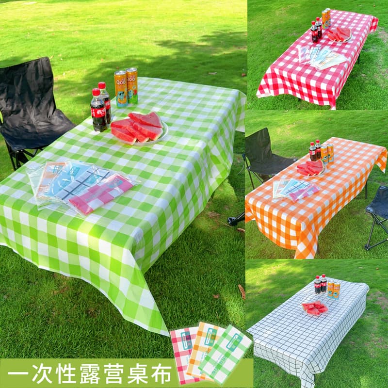 Disposable Tablecloth Outdoor Camping Thickened Rectangle Stone Tablecloth Waterproof Oil-resistant Picnic Mat Eco-friendly